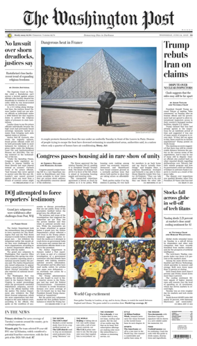 Cover of The Washington Post