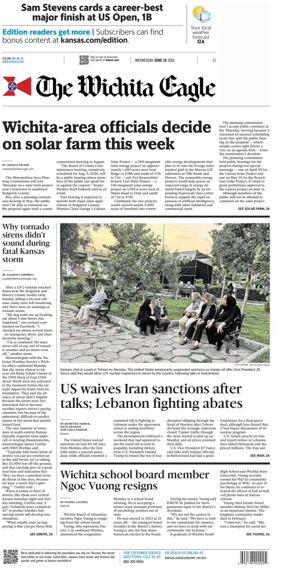 Cover of The Wichita Eagle