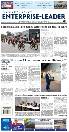 Cover of Washington County Enterprise-Leader