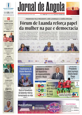 Cover of Jornal de Angola