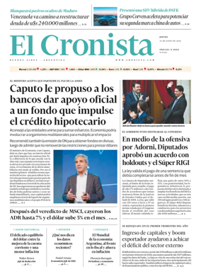Cover of El Cronista