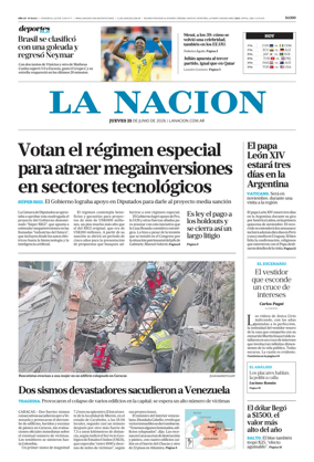 Cover of La Nacion