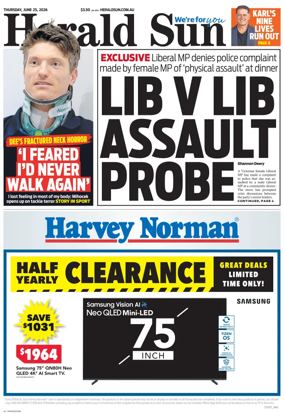 Cover of Herald Sun