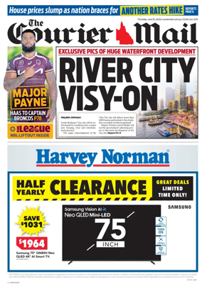 Cover of The Courier-Mail