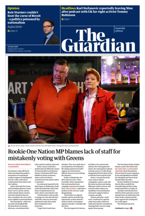 Cover of The Guardian Australia