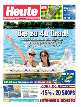 Cover of Heute - Wien Ausgabe