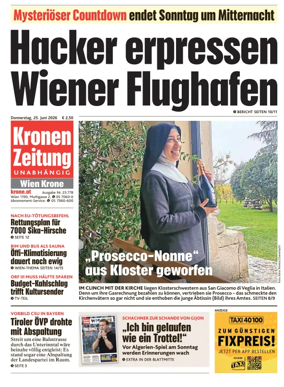 Cover of Kronen Zeitung