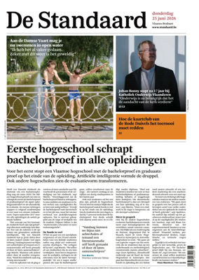 Cover of De Standaard