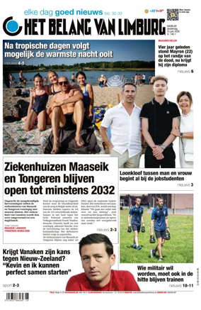 Cover of Het Belang van Limburg