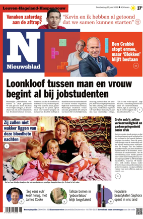 Cover of Het Nieuwsblad