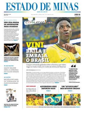 Cover of Estado de Minas (Brazil)