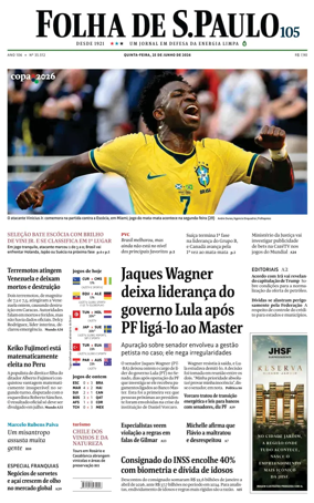 Cover of Folha de S.Paulo