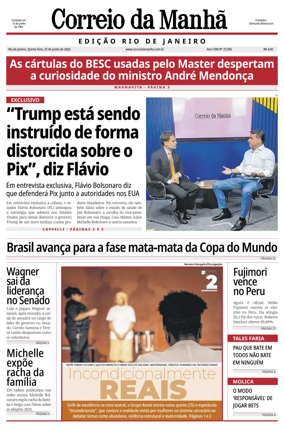 Cover of Jornal Correio da Manha