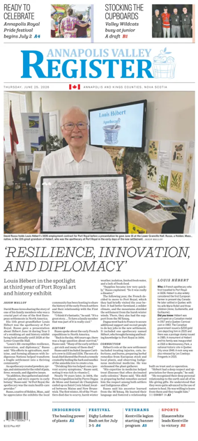 Cover of Annapolis Valley Register