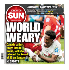 Cover of Edmonton Sun