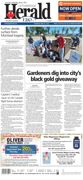 Cover of Lethbridge Herald