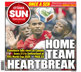 Cover of Ottawa Sun