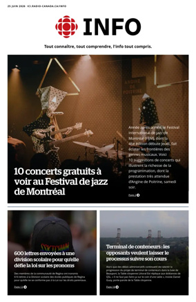 Cover of Radio-Canada Info