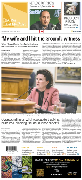 Cover of Regina Leader-Post