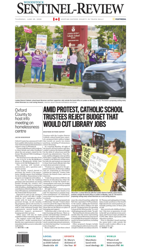 Cover of Sentinel-Review (Woodstock)