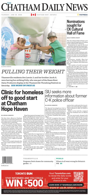 Cover of The Chatham Daily News