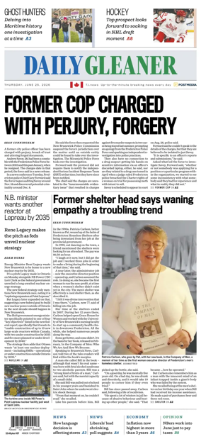 Cover of The Daily Gleaner