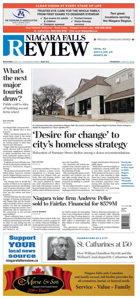 Cover of The Niagara Falls Review