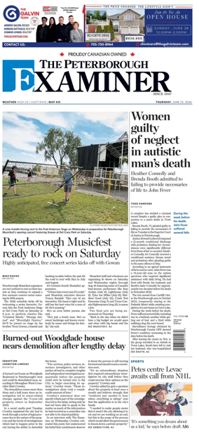 Cover of The Peterborough Examiner