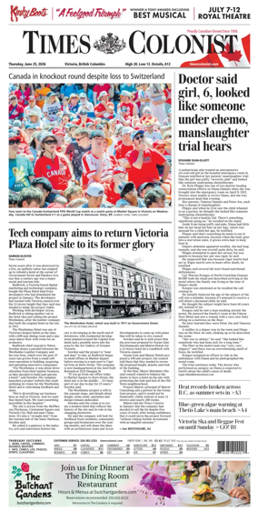 Cover of Times Colonist