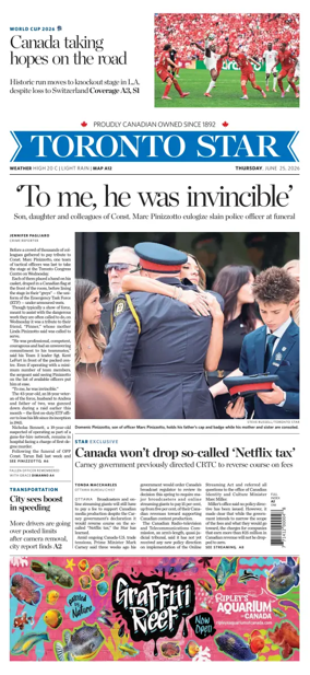 Cover of Toronto Star