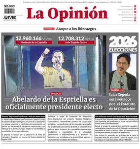 Cover of La Opinion