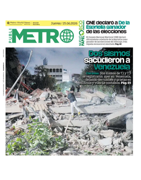 Cover of Publimetro Colombia