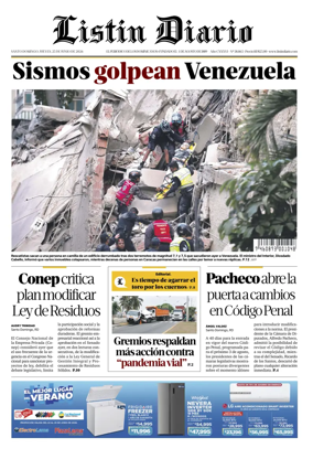 Cover of Listin Diario