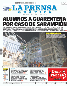 Cover of La Prensa Grafica