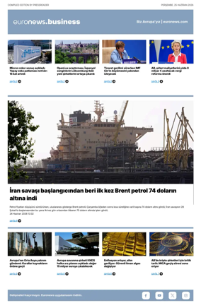 Cover of Euronews Business (Turkish) Compiled Editions