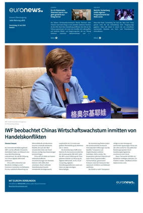 Cover of Euronews (German Edition)
