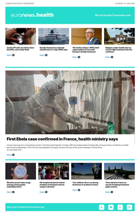 Cover of Euronews Health (English) Compiled Edition