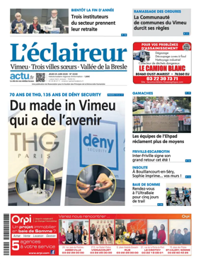 Cover of L'Eclaireur (Vimeu Trois villes soeurs Vallee de la Bresle)