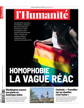 Cover of L'HUMANITE