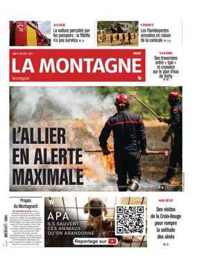 Cover of La Montagne (Vichy)