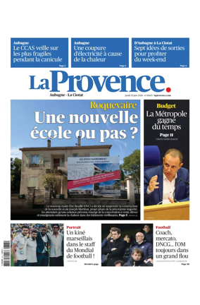 Cover of La Provence Aubagne-La Ciotat