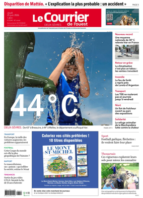 Cover of Le Courrier de l’Ouest (Deux-Sevres)