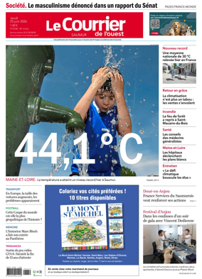 Cover of Le Courrier de l’Ouest (Saumur)