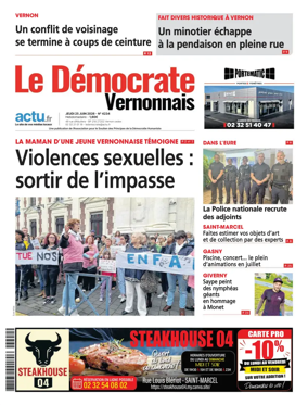 Cover of Le Democrate Vernonnais