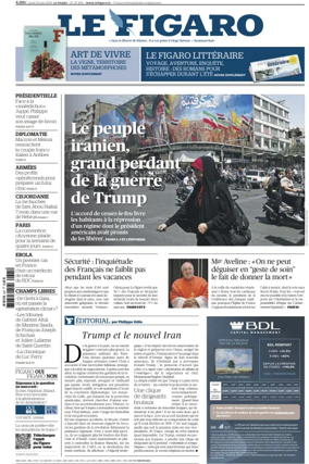 Cover of Le Figaro