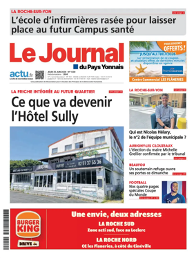 Cover of Le Journal du Pays Yonnais