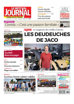 Cover of Le Petit Journal - L'hebdo local de l'Herault