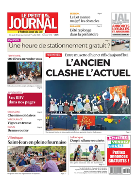Cover of Le Petit Journal - L'hebdo local du Lot