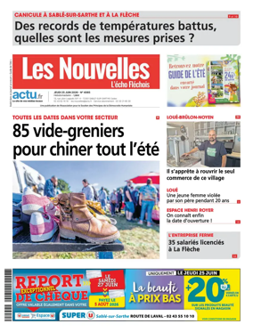 Cover of Les Nouvelles - L'Echo Flechois (FL)