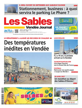 Cover of Les Sables Vendee Journal